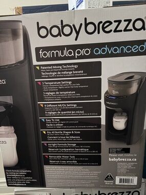 BNIB baby brezza formula pro advanced